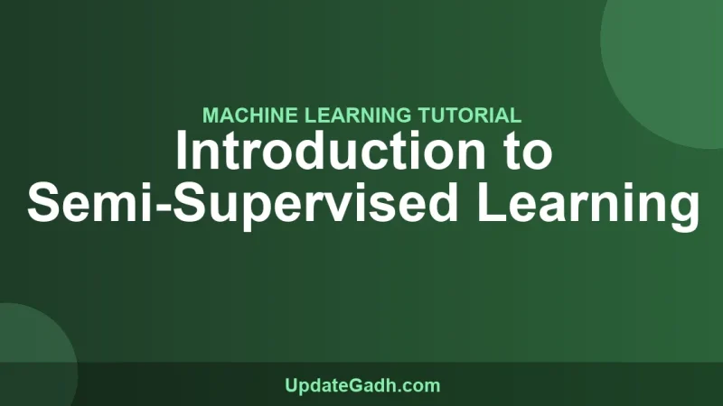 Introduction to Semi-Supervised Learning
