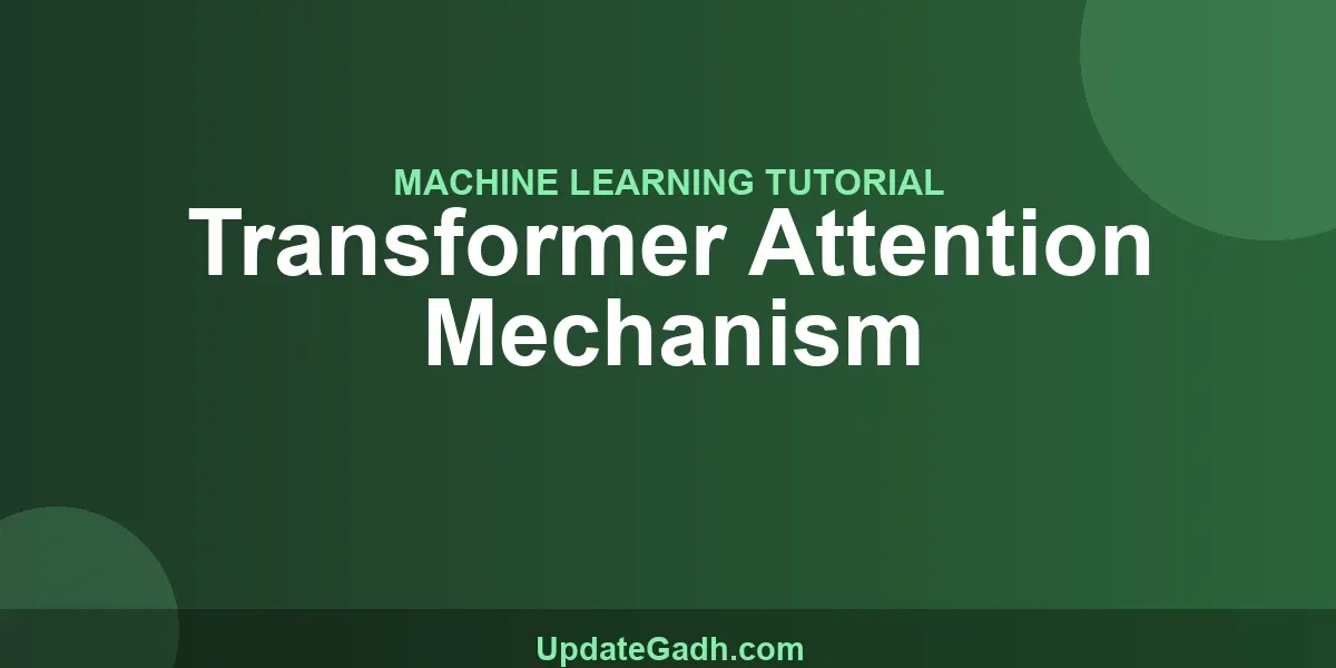 Transformer Attention Mechanism
