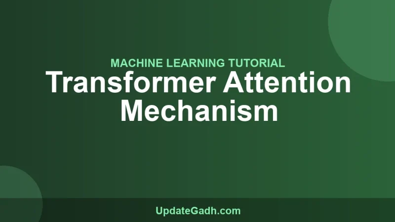 Transformer Attention Mechanism