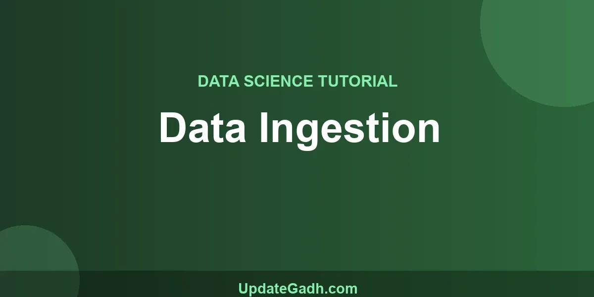 Data Ingestion