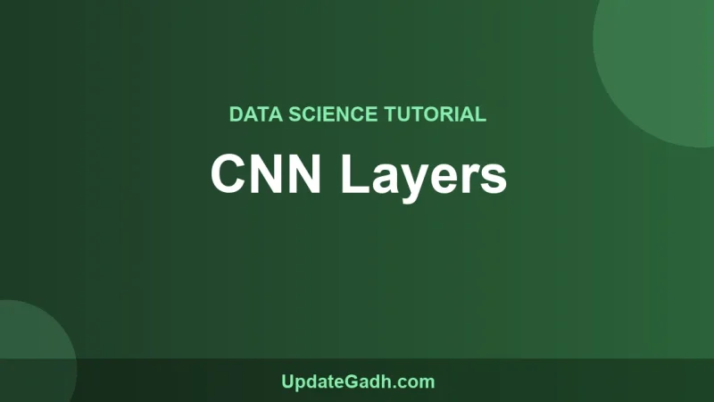 CNN Layers