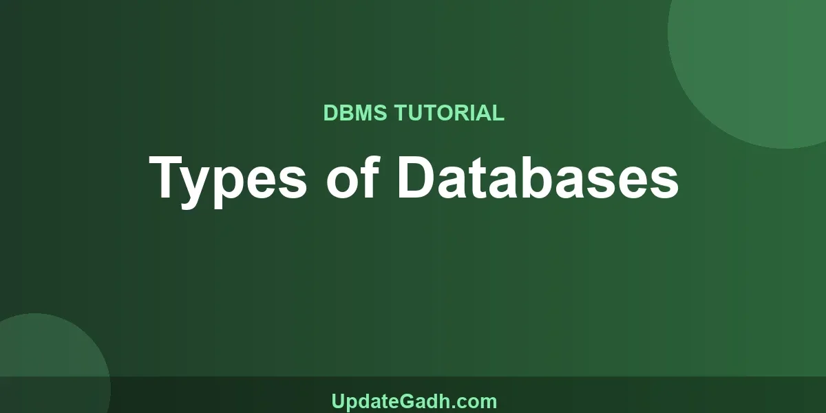 Types of Databases