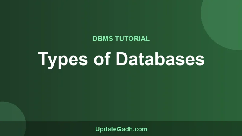 Types of Databases