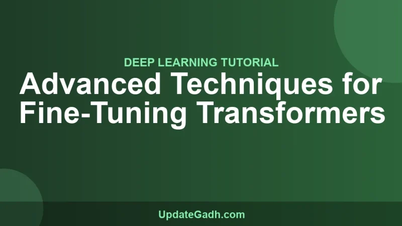 Advanced Techniques for Fine-Tuning Transformers