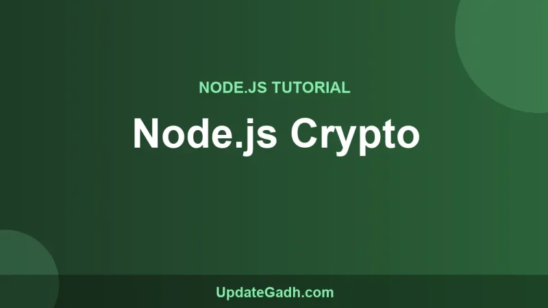 Node.js Crypto