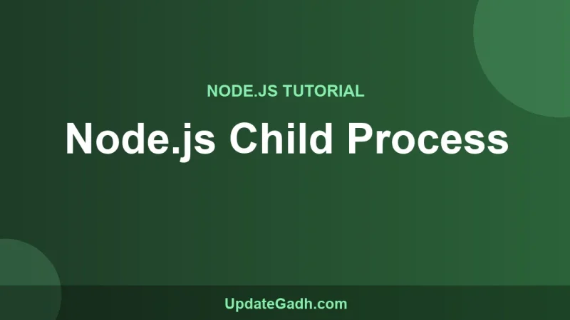 Node.js Child Process
