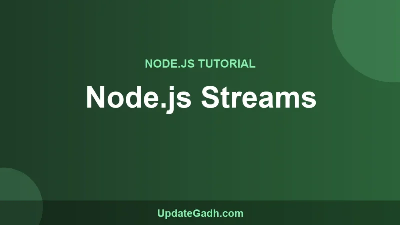 Node.js Streams