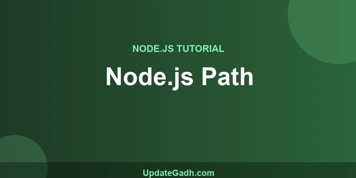 Node.js Path
