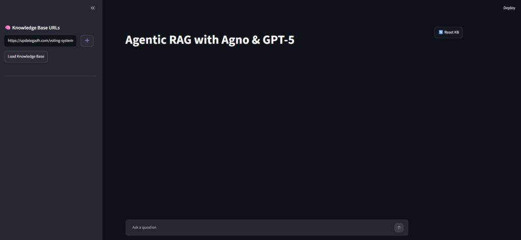 Agentic RAG AI System Using Python – Complete Final Year Project Guide