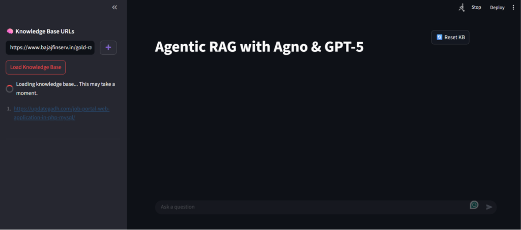 Agentic RAG AI System Using Python – Complete Final Year Project Guide