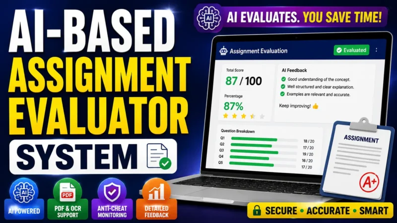 AI-Based Assignment Evaluator System