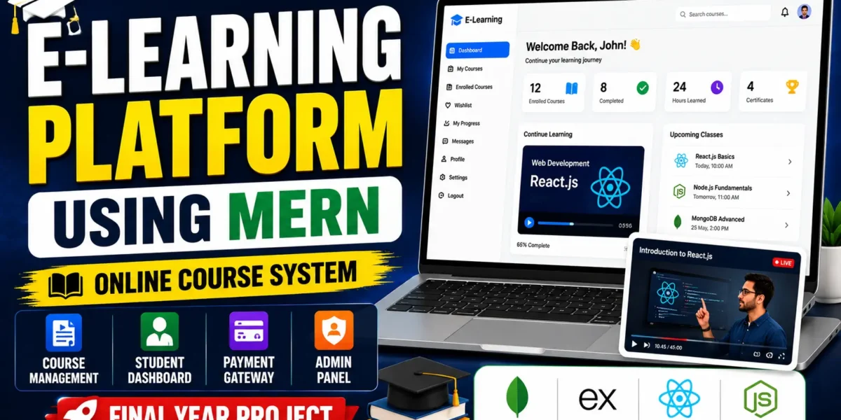 E-Learning Platform using MERN Stack