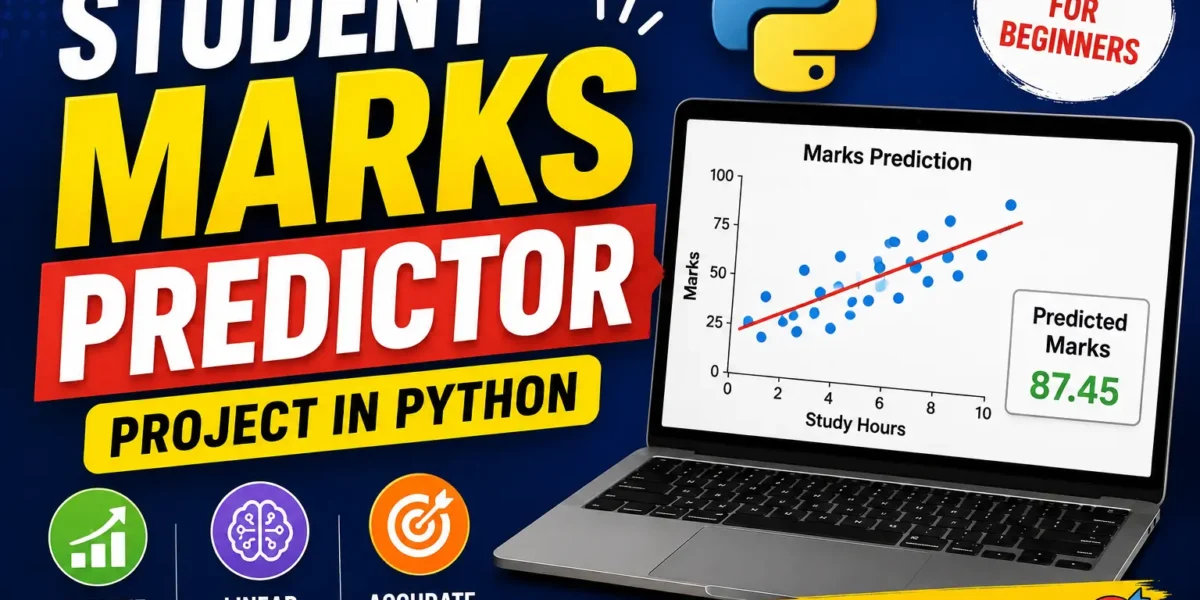 Student Marks Predictor Project in Python with Source Code