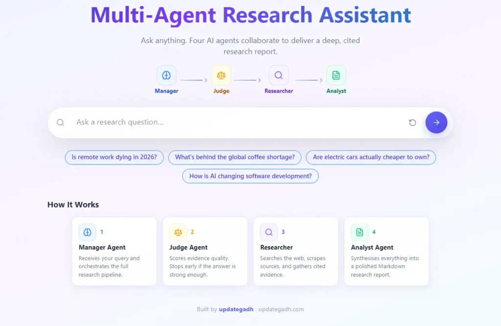 Multi-Agent Research Assistant in Python