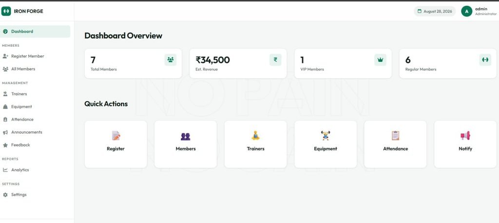 Gym Management System