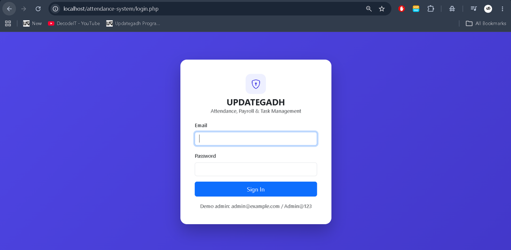 Advance Employee Management System Using PHP and MySQL