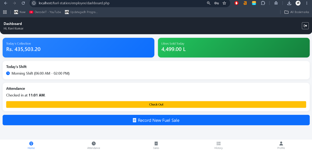 Fuel Station Management System