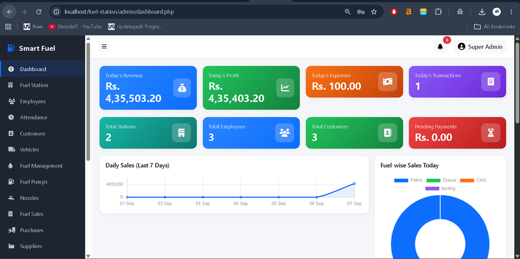 Fuel Station Management System