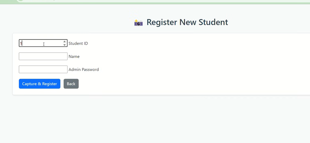 Face Recognition Attendance System in Django