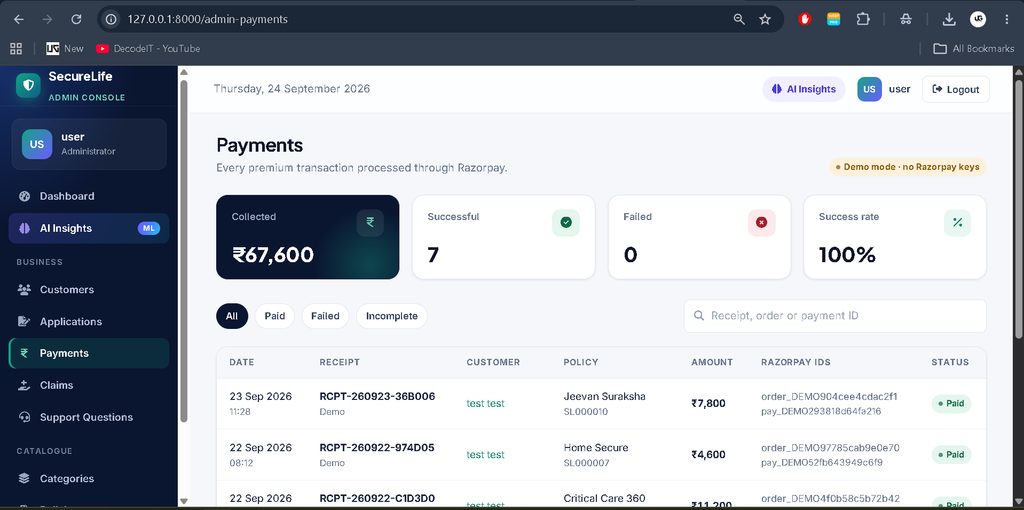 Insurance Management System with AI