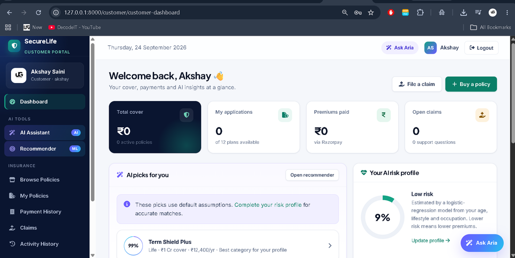 Insurance Management System with AI