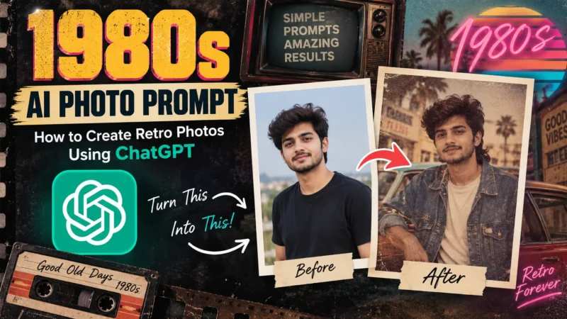 1980s AI Photo Prompt