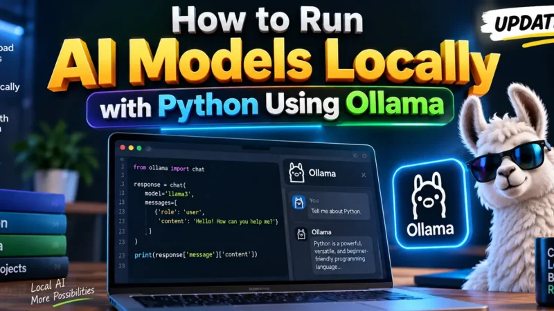 How to Run AI Models Locally with Python Using Ollama