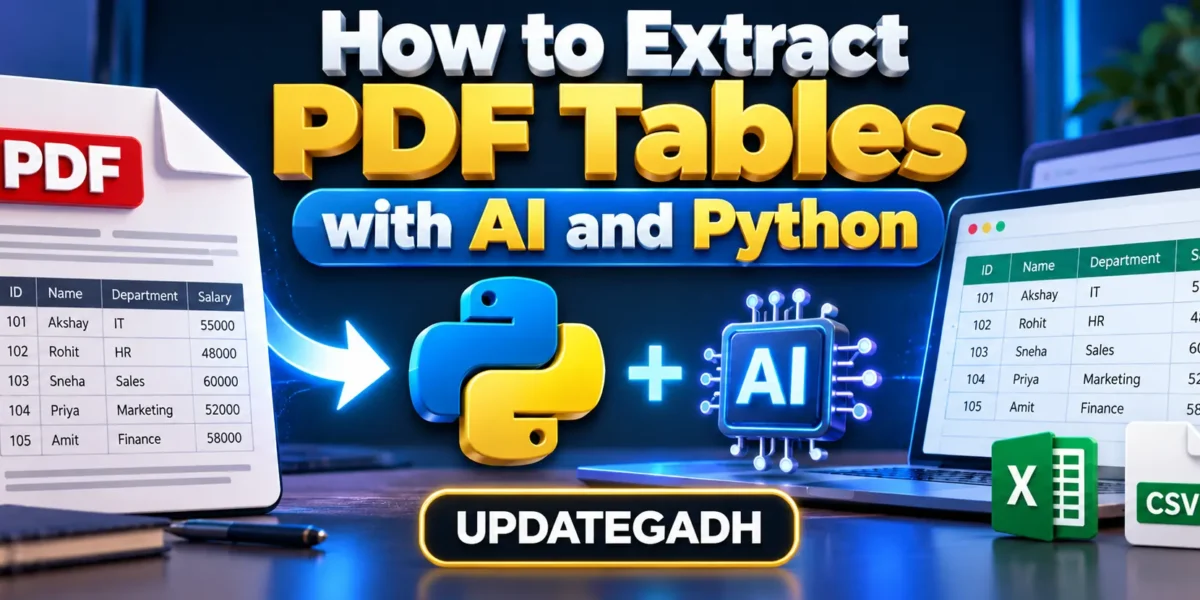 How to Extract PDF Tables with Python