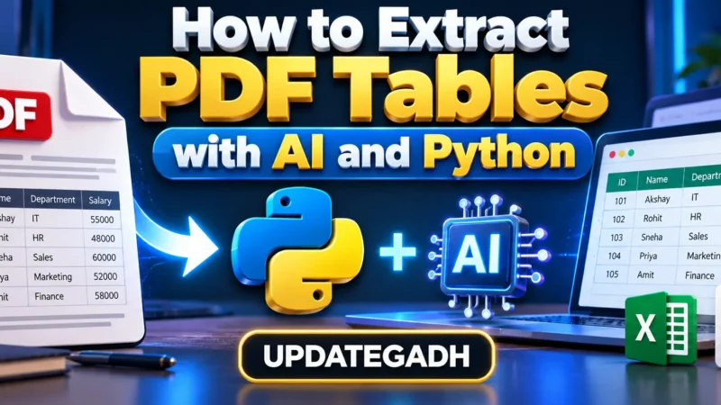 How to Extract PDF Tables with Python