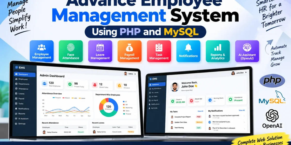 Advance Employee Management System Using PHP and MySQL