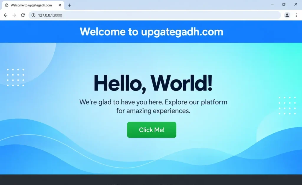 How to render web page into Django