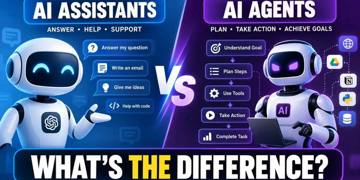 AI Agents vs AI Assistants