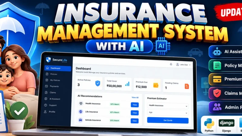 Insurance Management System with AIInsurance Management System with AI