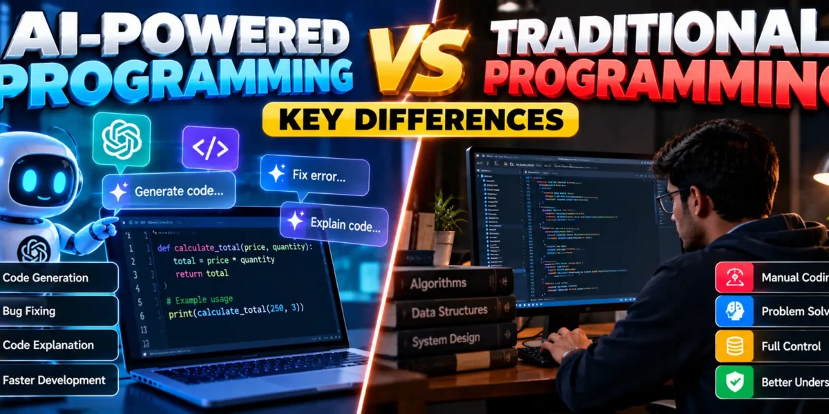 AI-Powered Programming vs Traditional Programming