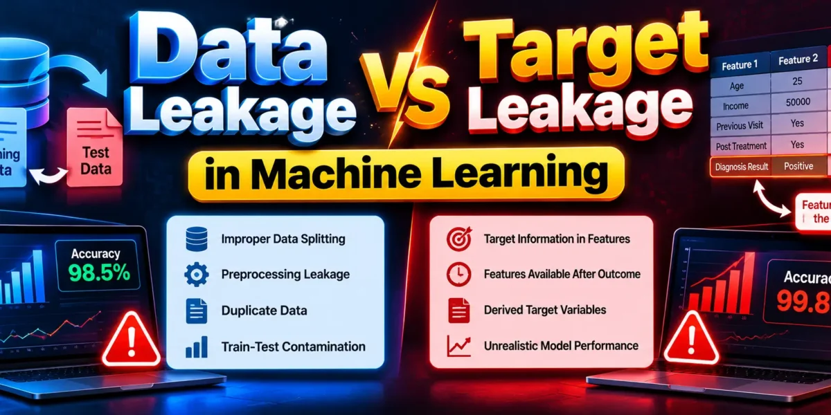 Data Leakage vs Target Leakage in Machine Learning
