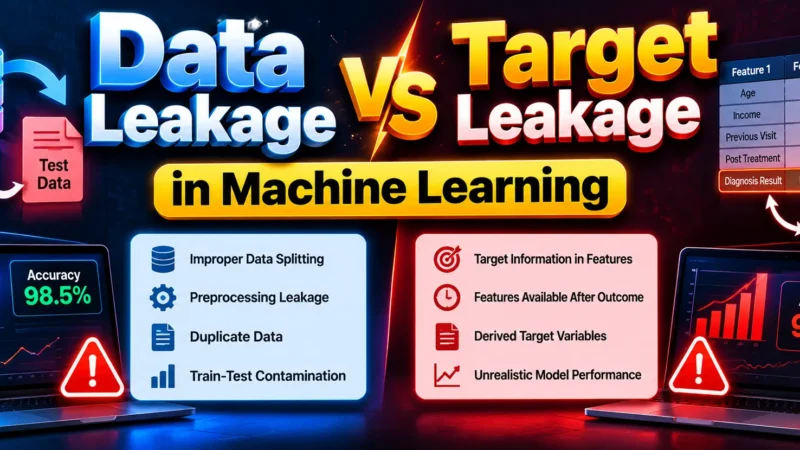 Data Leakage vs Target Leakage in Machine Learning
