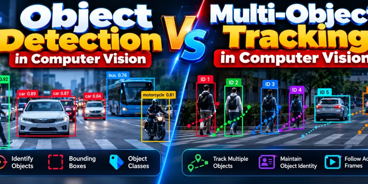 Multi-Object Tracking vs Object Detection in Computer Vision