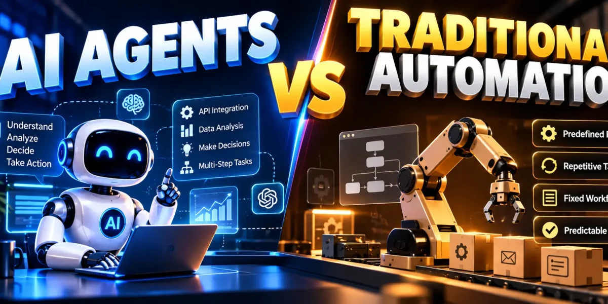 AI Agents vs Traditional Automation