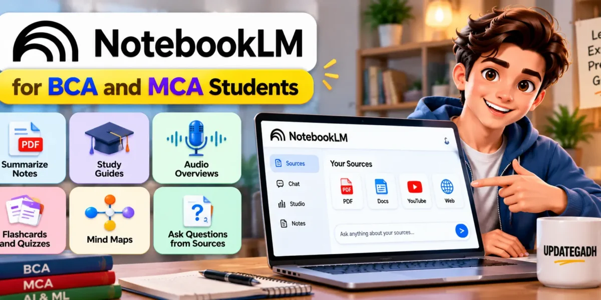 NotebookLM Tutorial for BCA and MCA Students