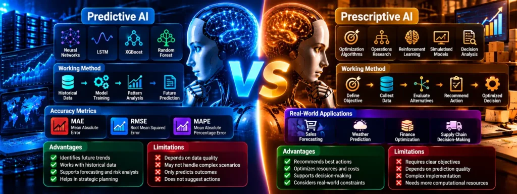 Predictive AI vs Prescriptive AI