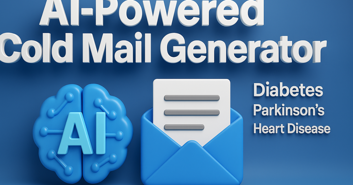 AI Cold Mail Generator