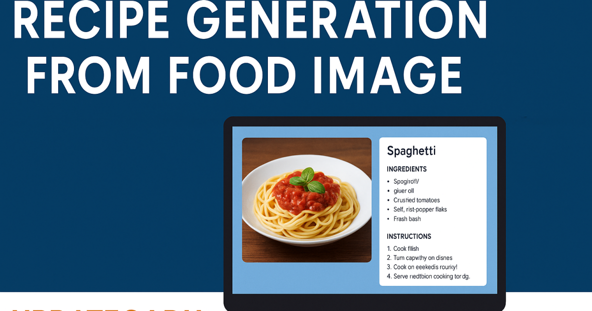 AI Recipe Generator from Food Image