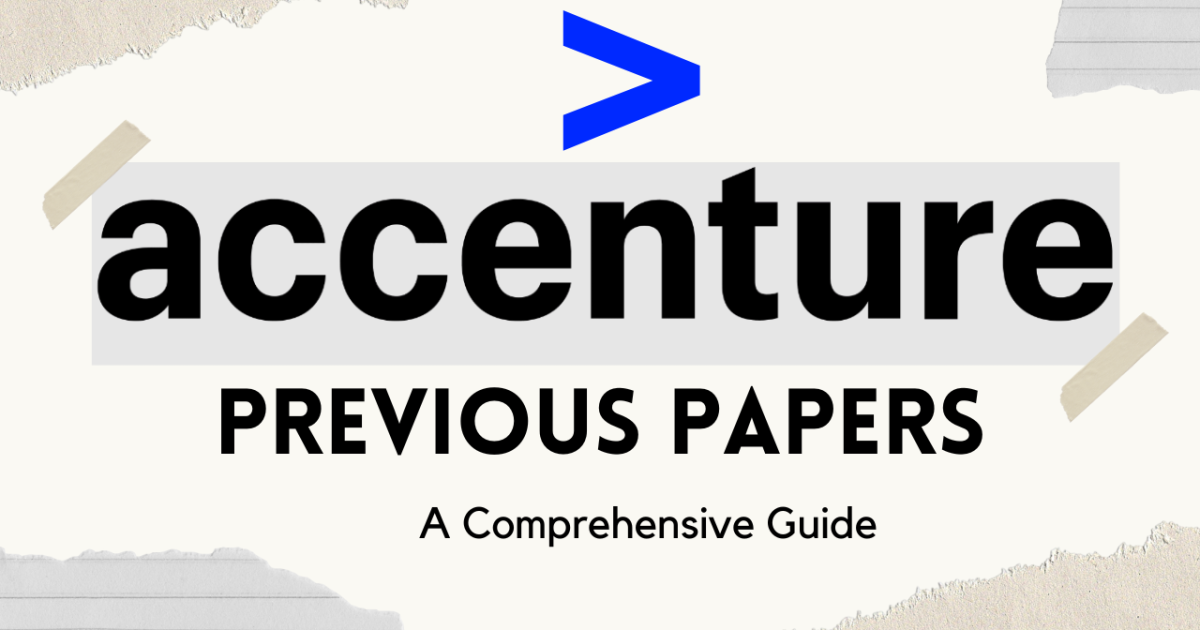 Accenture Previous Papers 2023