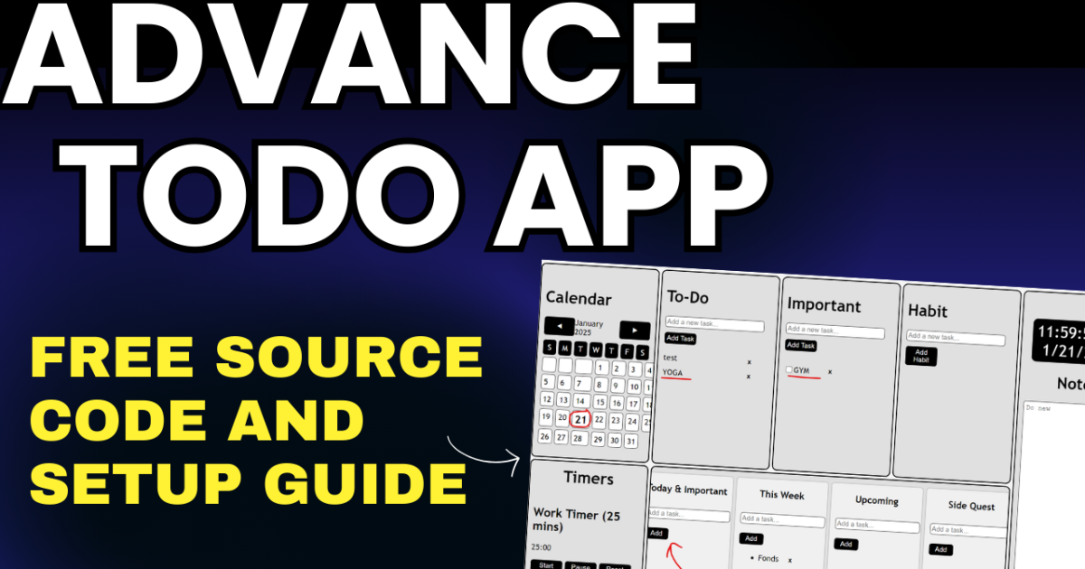 Advance Todo App