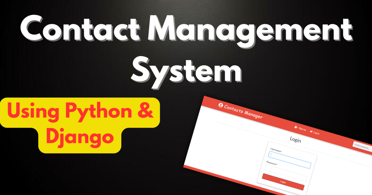 Contact Management System​