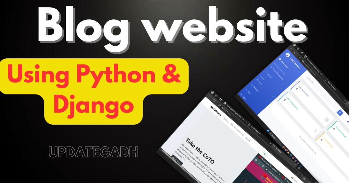 Blog website Using Django