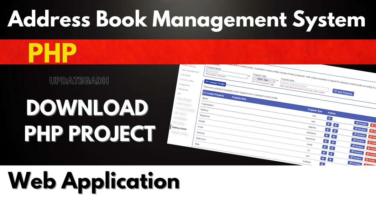 Address Book Management System​
