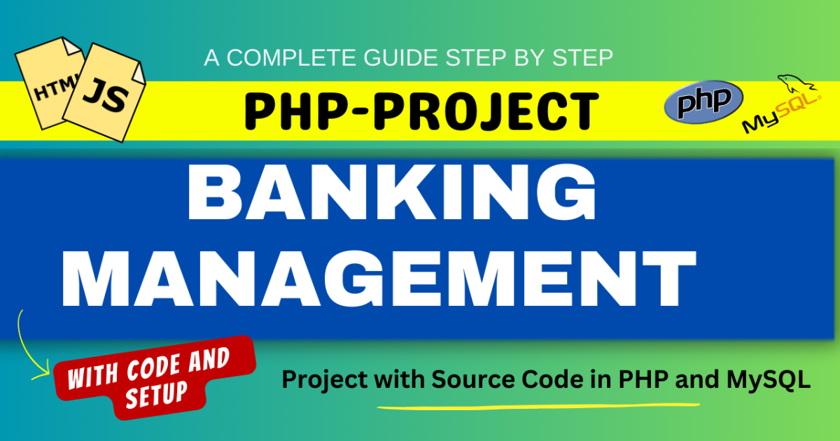 Banking Management System Using PHP