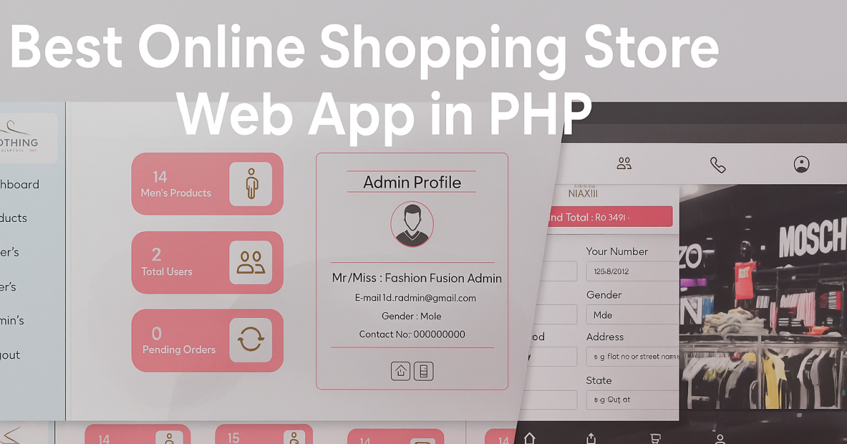 Best Online Shopping Store Web App in PHP