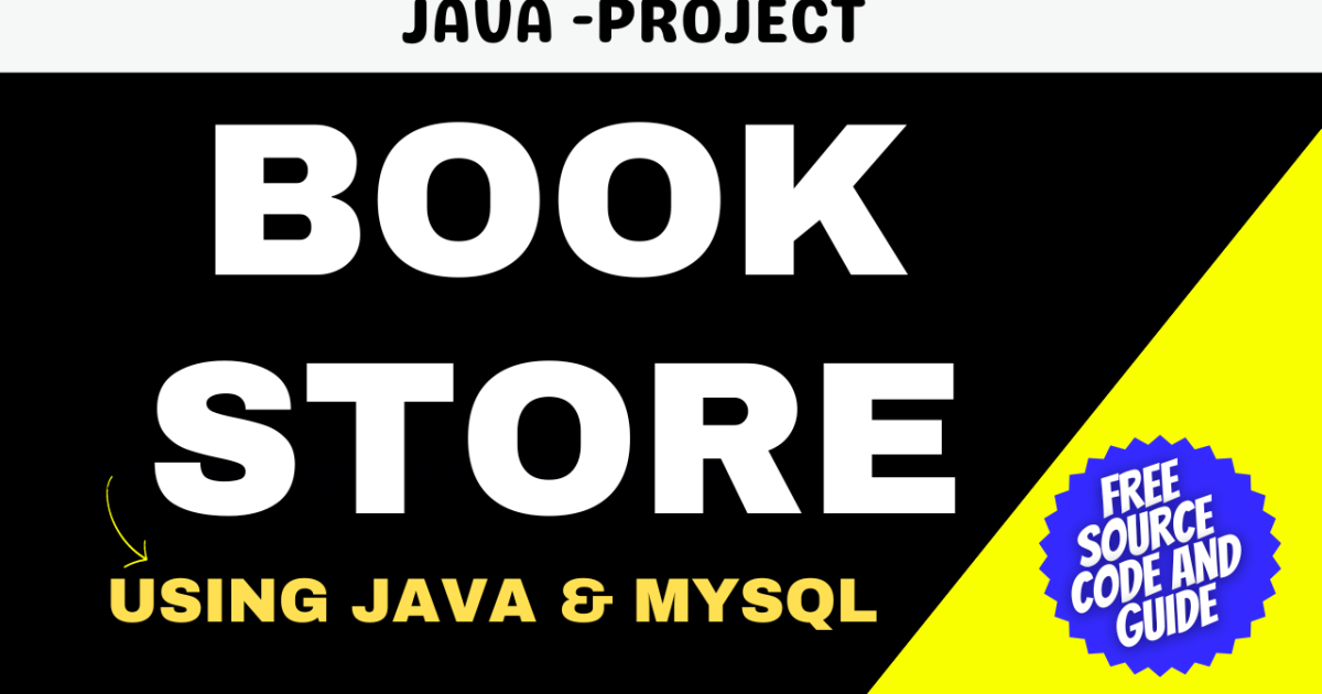 Book Store Using JAVA & MYSQL